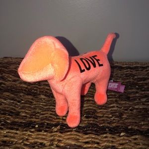 VS PINK Orange Mascot Dog